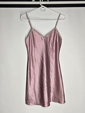 Morgan Taylor Intimates Pink Slip Chemise